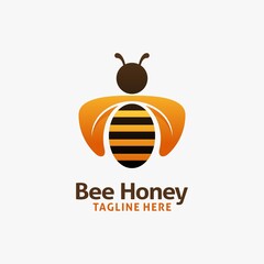 Honey bee logo design