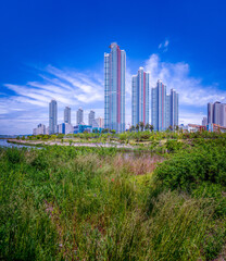 Fototapeta premium This is Cheongna International City, Incheon, Korea.