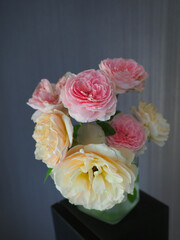 The beautiful roses in my room