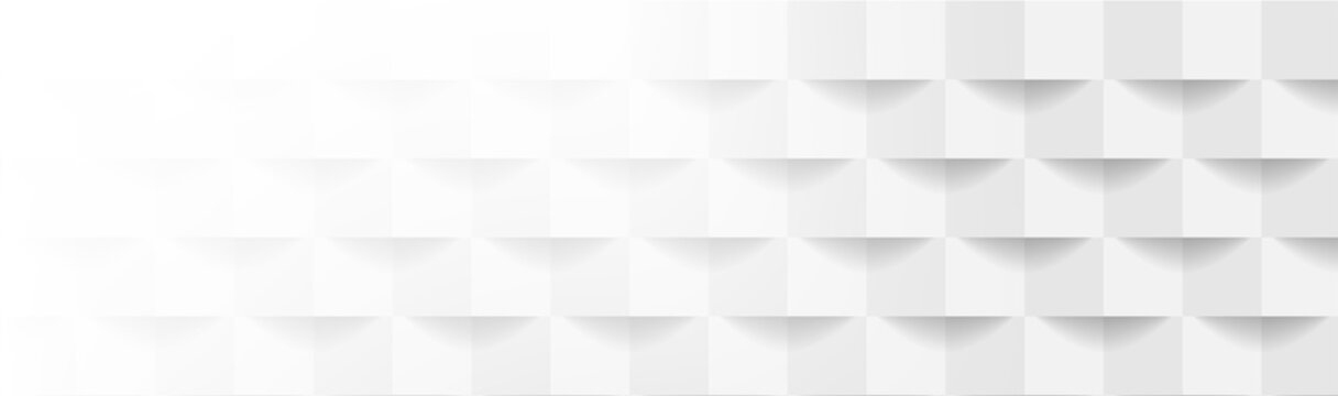 Abstract grey and white geometric mosaic background. Vector tech corporate banner design