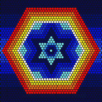 Hexagono Huichol