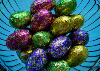 Easter chocolate eggs
