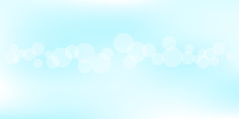 Fototapeta premium soft blue bokeh for background, pastel light blue with bokeh backgrounds banner ad, abstract glowing blue bright shine blurred, defocused bokeh glitter on blue color for backdrop and wallpaper