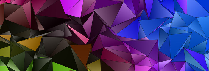 Fototapeta premium Abstract Low-Poly background. triangulated texture. Design 3d. Polygonal geometrical pattern. Triangular modern style