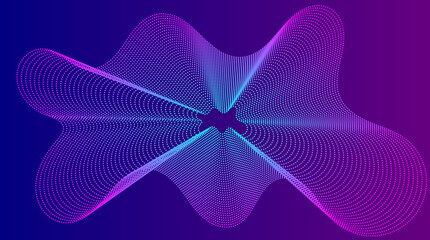 Abstract trap shape waves concept