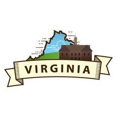virginia state map