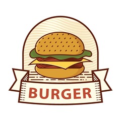 burger label