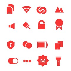 set of icons for web