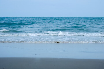  The day after quarantine from COVID-19 situation.some beach still quiet.