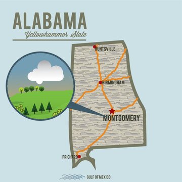 alabama state map
