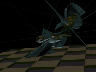 Imaginatory fractal background Image