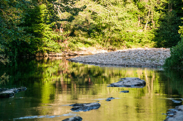 A haven of peace on the Trueba River as it passes through Espinosa de los Monteros