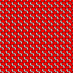 Fototapeta premium Simple hearts vector patterns. Valentines or thanksgiving day concept. Graphic background design made of red heart with white background.