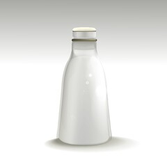 Milk bottle.
