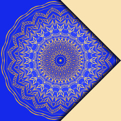 Mandala design elements. Invite templates . Wedding invitation, thank you card, save card, baby shower. Vector illustration.