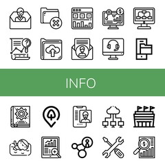 info icon set