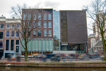 The Anne Frank House and Museum in Amsterdam, Holland