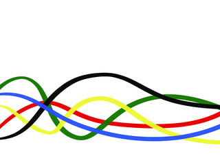 Tokyo, Japan- 2021: Symbol of the Olympic games in Tokyo 2020, the postponement of the Olympic games in Japan to 2021. Low polygon vector illustration. Vector illustration for holiday flyers, banner. 