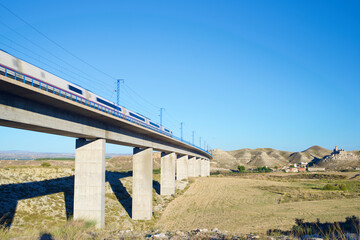 Fototapeta premium Speed Train in Spain