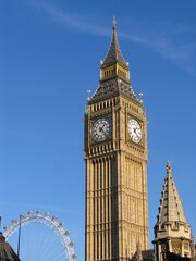 Obraz premium London,UK,Westminster palace and Big Ben, the clock tower