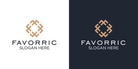 Luxury furniture logo design 
