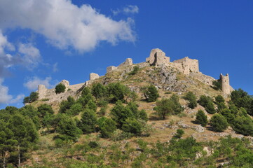 Fototapeta na wymiar Moclin islamic alcazaba fortress, Montes de Granada, Andalusia, Spain