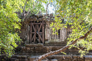 Beng Mealea Temple is a temple in the Angkor Wat style located east of the main group of temples at Angkor, Siem Reap, Cambodia.