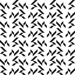 Seamless geometric abstract pattern with elements of grass