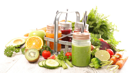 fruit and vegetable smoothie- juice