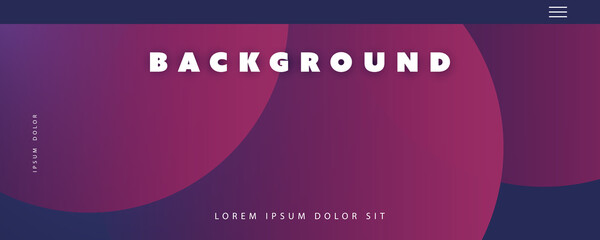 Obraz premium Abstract Purple and Phantom Blue Minimal Geometric Pattern Background, Multi Purpose Template, Gradient Shapes Composition, Futuristic Poster, Header or Landing Page Design - Vector Illustration