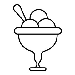 Ice Cream - Icon vector illustration