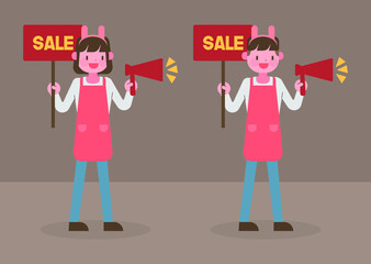 아르바이트를 하는 사람들