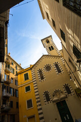 streets and houses of Genova