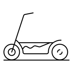Scooter icon vector illustration photo