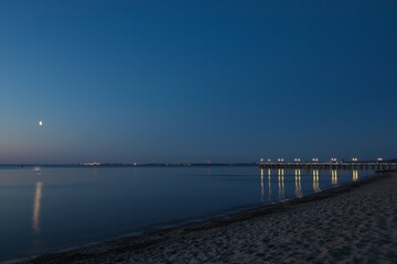 Obraz premium night pier