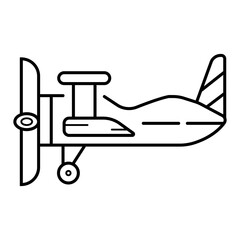 Engine Propeller Plane Icon vector