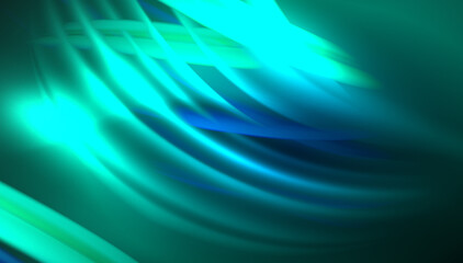 Creative fluid wave lines abstract background. Trendy abstract layout template for business or technology presentation, internet poster or web brochure cover, wallpaper