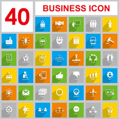 Business icon vector