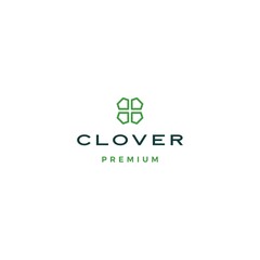 clover leaf logo vector icon illustration