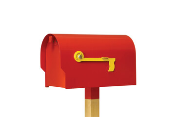 red american mail box