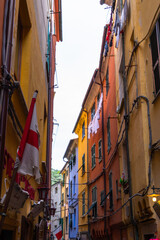 Fototapeta premium streets and houses of port venere