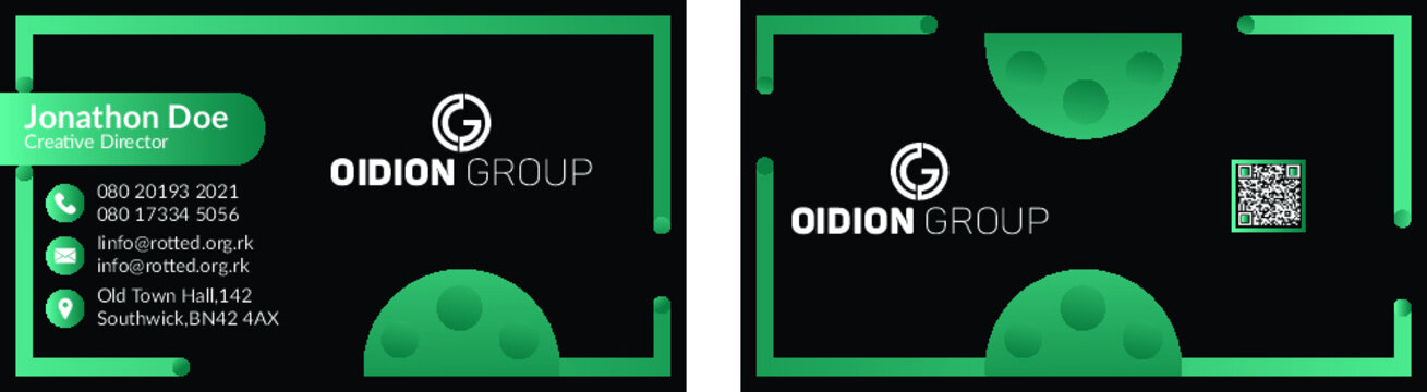 business card design