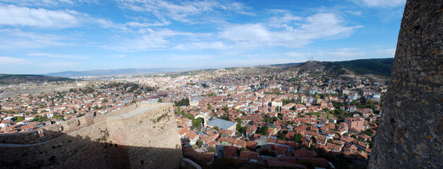 A panorama view of Kastamonu city from castle. Kastamonu is old historical town of Turkey.