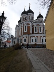 Fototapeta premium Alexander Nevsky church in Tallinn Estonia