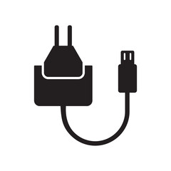charger icon, vector icon technology