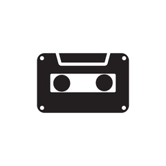 cassette icon, vector icon technology