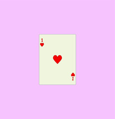 playing card. illustration for web and mobile design.