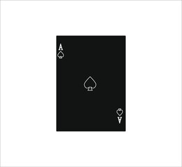 playing card. illustration for web and mobile design.