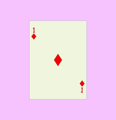 playing card. illustration for web and mobile design.