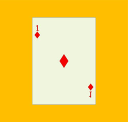 Obraz premium playing card. illustration for web and mobile design.